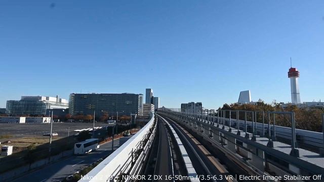 Nikon Z 50 + NIKKOR Z DX 16-50mm f/3.5-6.3 VR 4K30P ゆりかもめ 新橋→豊洲 смотреть онлайн