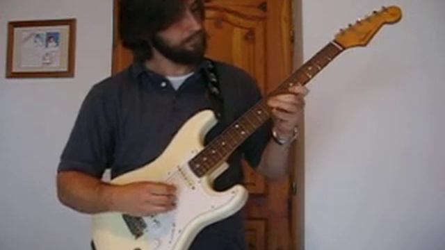 Prelude from Bach's Cello Suite #1 on Electric Guitar смотреть онлайн