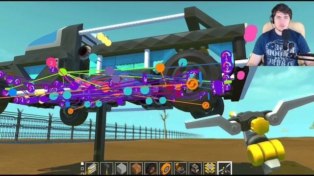 ДЖИП ТРАНСФОРМЕР и ЕДЕТ И ЛЕТИТ - СУПЕР МОД SCRAP MECHANIC смотреть онлайн