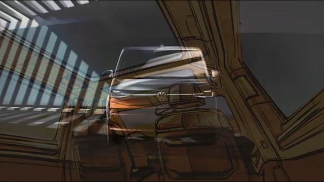 2022 Volkswagen T7 Multivan // VW T7 teaser features смотреть онлайн