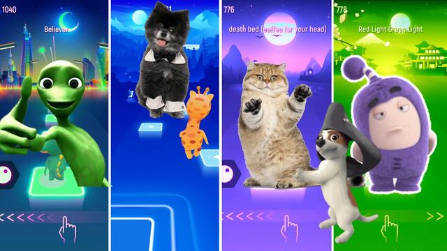 TILES HOP /ALIES / DOG / CAT / МУЗЫКАЛЬНЫЕ ИГРЫ смотреть онлайн