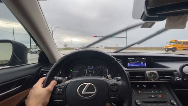 Rainy pov drive to school in Lexus IS300 смотреть онлайн