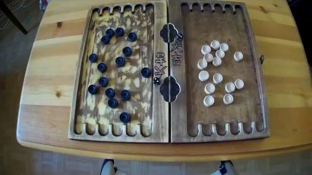 Нарды Фэн-шуй. Резьба по дереву. Backgammon Feng Shui. Carving
