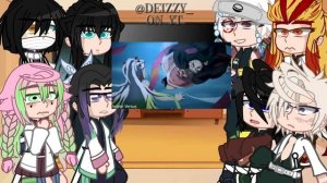 ♡:~Hashira react to Nezuko vs Daki~/!A little Sanegiyuu/Spoilers Warning!/