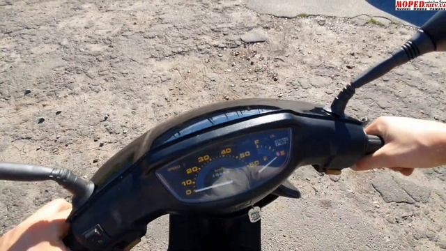мопед Honda Dio af27 с контейнера без пробега по Украине, купить скутер + Тест драйв смотреть онлайн