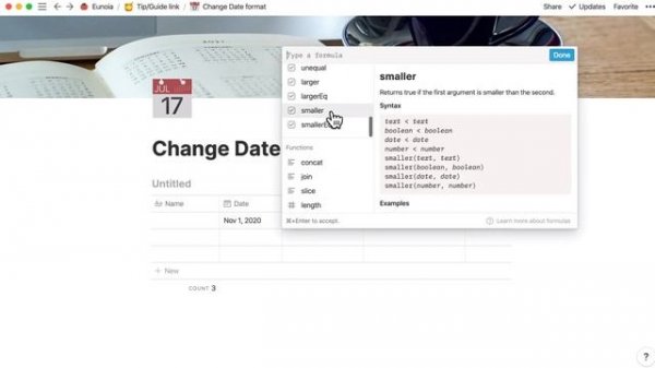 Notion Change date Format | Settings | Beginner | Productivity