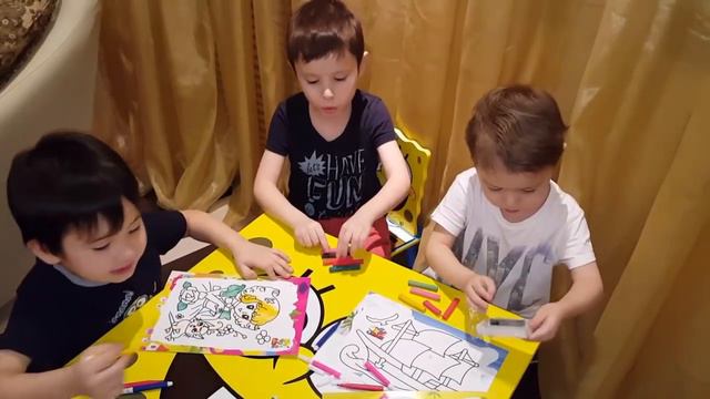 Крутые раскраски cool coloring классные наклейки для Ramami смотреть онлайн