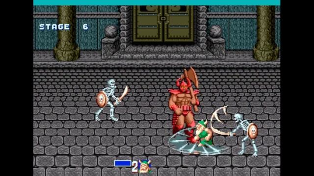 Sega Mega Drive 2 (Smd) 16-bit Golden Axe 1 Stage 6