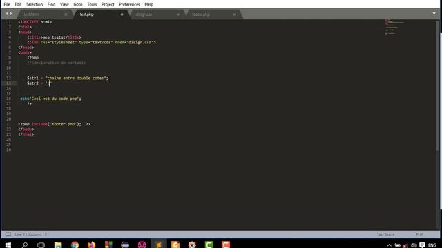 LES BASES DU PHP 04- LES VARIABLES смотреть онлайн
