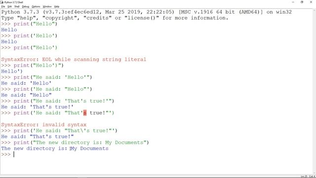06 ENG Python 3 Strings 1 Basics about text смотреть онлайн