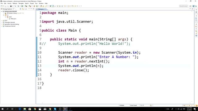 Advance Java tutorial #2: User Input! смотреть онлайн