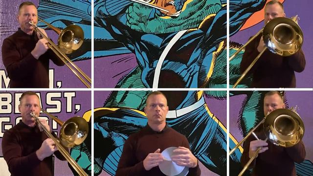 Black Panther Theme - Trombone Cover смотреть онлайн