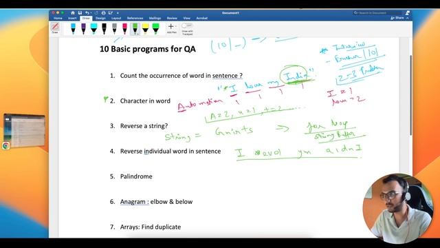 Basic Java programs for Interview - QA SDET | Logic building смотреть онлайн