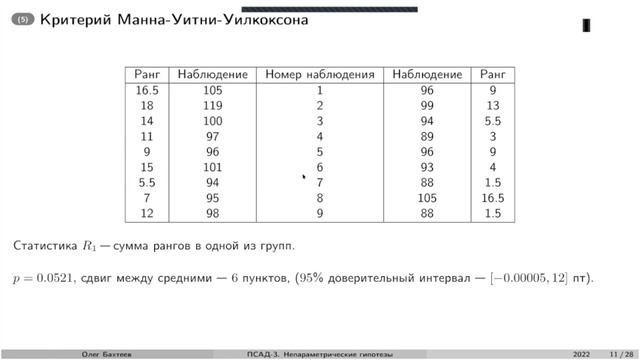 Прикладная статистика. Лекция 3. смотреть онлайн