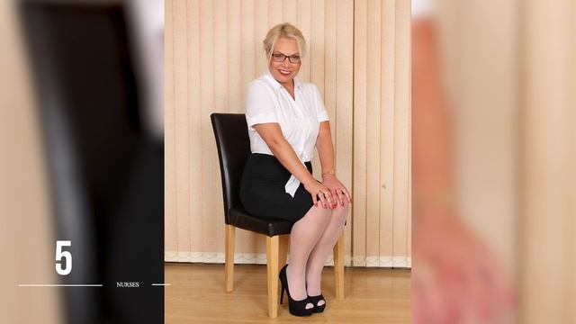 Natural Older Women Over 50 Nurses In Mini Skirt / Top 10 Mature Women