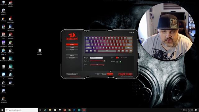 Redragon Draconic K530 60% 61 Key TKL RGB BT Keyboard Software Install смотреть онлайн