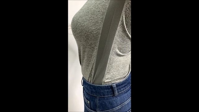Рубашка для конного спорта женская / Лонгслив для бега женский Page (серый меланж) смотреть онлайн