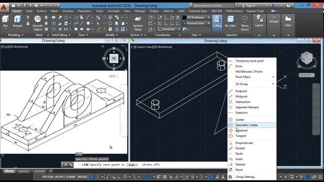 AutoCAD 3D Modeling Diagram Practice Class - 20 смотреть онлайн