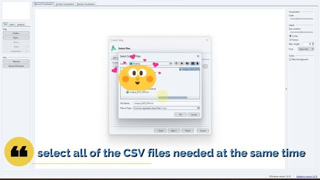 How to open multiple CSV files in VOSviewer? смотреть онлайн
