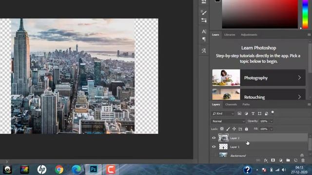 How To Put Model On Background - Photoshop Tutorial смотреть онлайн
