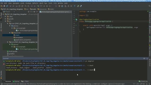07.01 Spring Boot AngularJs - Spring Mvc Gradle Groovy AngularJs смотреть онлайн