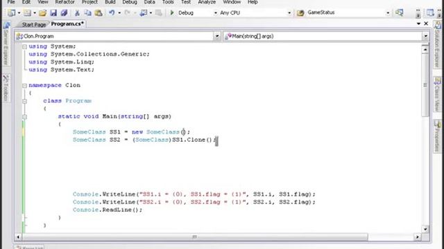 Урок 81 C# Клонирование классов, структур смотреть онлайн