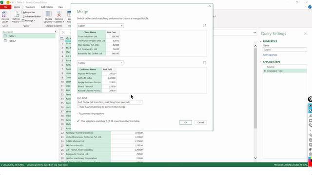 Fuzzy Matching for Multiple Excel Table (Reconciliation) смотреть онлайн