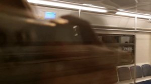 Поездка на метропоезде Ока "Баклажан" по Солнцевской линии Аэропорт Внуково-Деловой центр