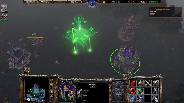 Warcraft III Reforged - Scourge Campaign - A Symphony of Frost and Flame - Final Mission смотреть онлайн