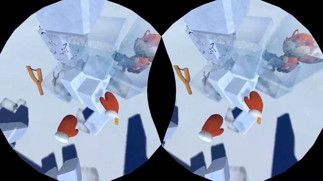 VR SNOWBALL FIGHTS in Snow Fortress - SBS 3D - (HTC Vive) смотреть онлайн