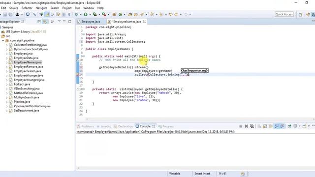 Java8 Part18 Collect as single string смотреть онлайн