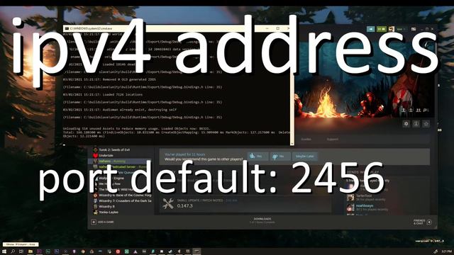 how to setup VALHEIM MULTIPLAYER tl;dr смотреть онлайн