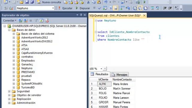 Tutorial Sentencia Like en SQL смотреть онлайн