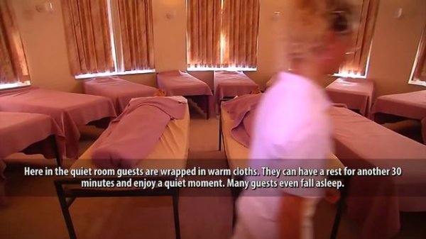 Resting area at the Friedrichsbad Baden-Baden