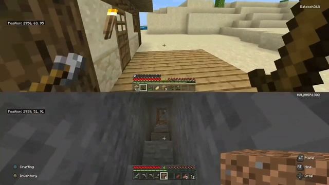 minecraft split screen xbox one s смотреть онлайн