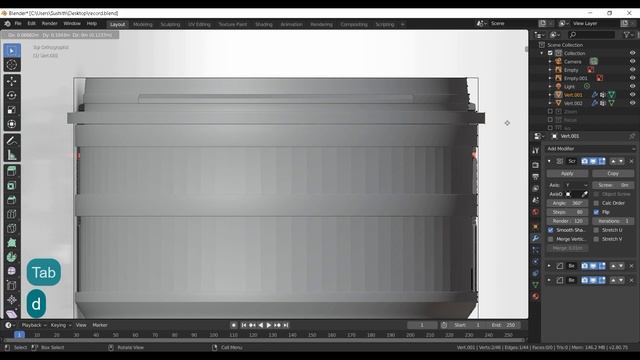 Blender 2.80 for making a Camera Lens (Non Destructive Modeling Workflow) смотреть онлайн