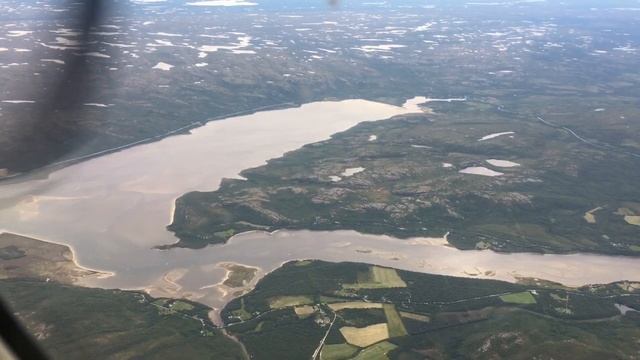 Норвегия перелет Тромсо- Киркенес Dash 8-100 | WIDERØE AIR | Tromsø- Kirkenes Dash 8-100 | смотреть онлайн