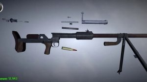 Симулятор сборки/разборки оружия: ПротивоТанковое ружьё Дегтярёва( ПТРД). Сборка/разборка