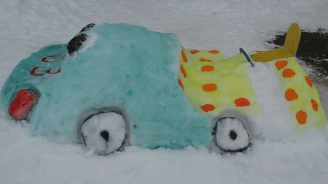 снежные поделки смотреть онлайн