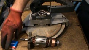 Реставрация ротора  Дисковая пила Rebir RZ2 70 2 искрит якорь