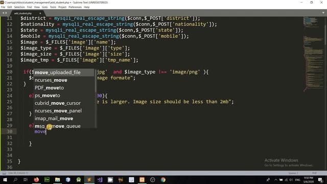 Student management system using php and Mysql part 6 in Hindi | php & MySQL code for add student смотреть онлайн