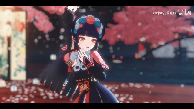 【Genshin Impact MMD／4K／60FPS】Yunjin【人间万朵红】 смотреть онлайн
