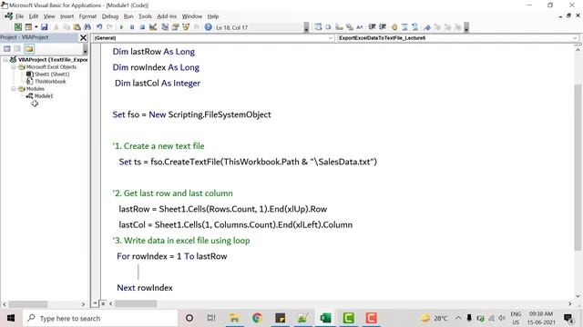 Export Excel Data To Notepad File | Advanced VBA in Hindi смотреть онлайн