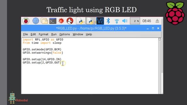 RGB TRAFFIC LIGHT PROJECT USING RASPBERRY PI смотреть онлайн