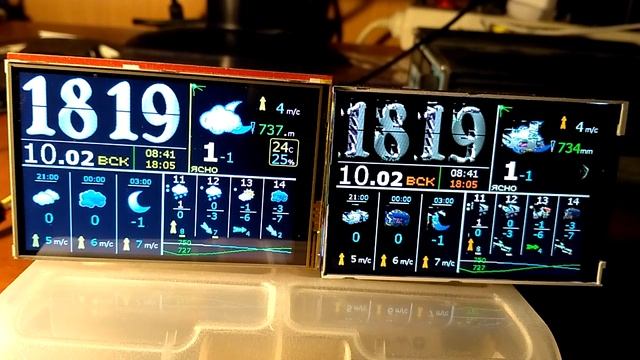 метеостанция Esp32 + 3.5" tft 320x480 ч.2 смотреть онлайн