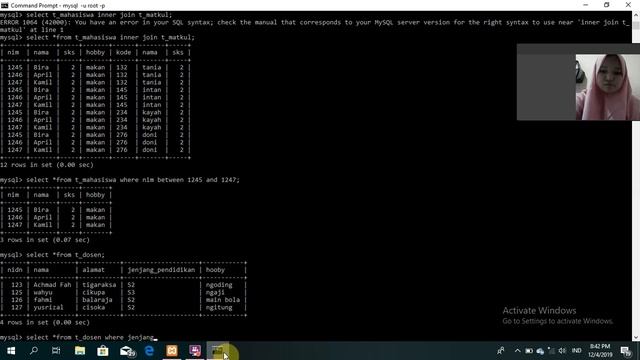 Tutorial inner join,between,like,order by and group by смотреть онлайн
