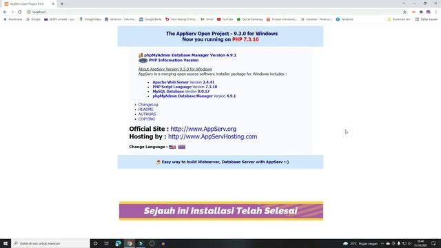 Install AppServ For Windows. Web Server смотреть онлайн