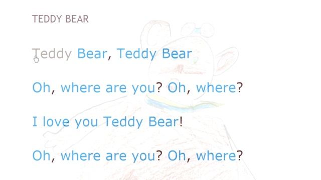 Teddy Bear, Teddy Bear. Oh, where are you? - Английский стишок 2 класс, Домашнее задание. смотреть онлайн