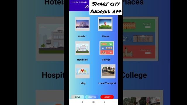smart city Android app #java #andriod #androidprojects #new #viral смотреть онлайн