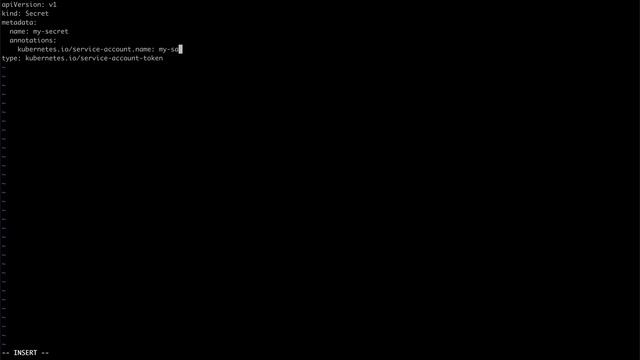 Kubernetes Service Account + Token + Secret + Pod смотреть онлайн